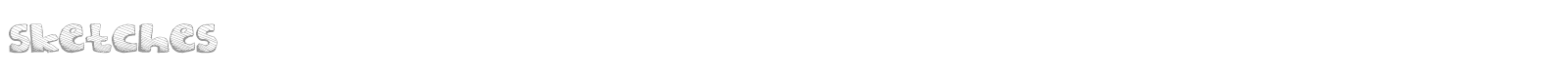 Sketches font preview